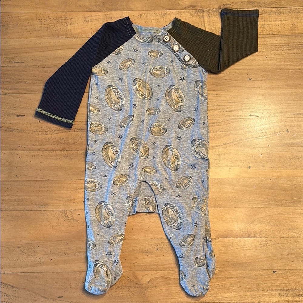 Kids Football Print One Piece